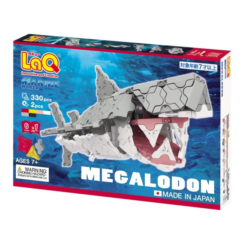 LaQ – Japanese Collection MEGALODON – 6 Models 320 Pieces