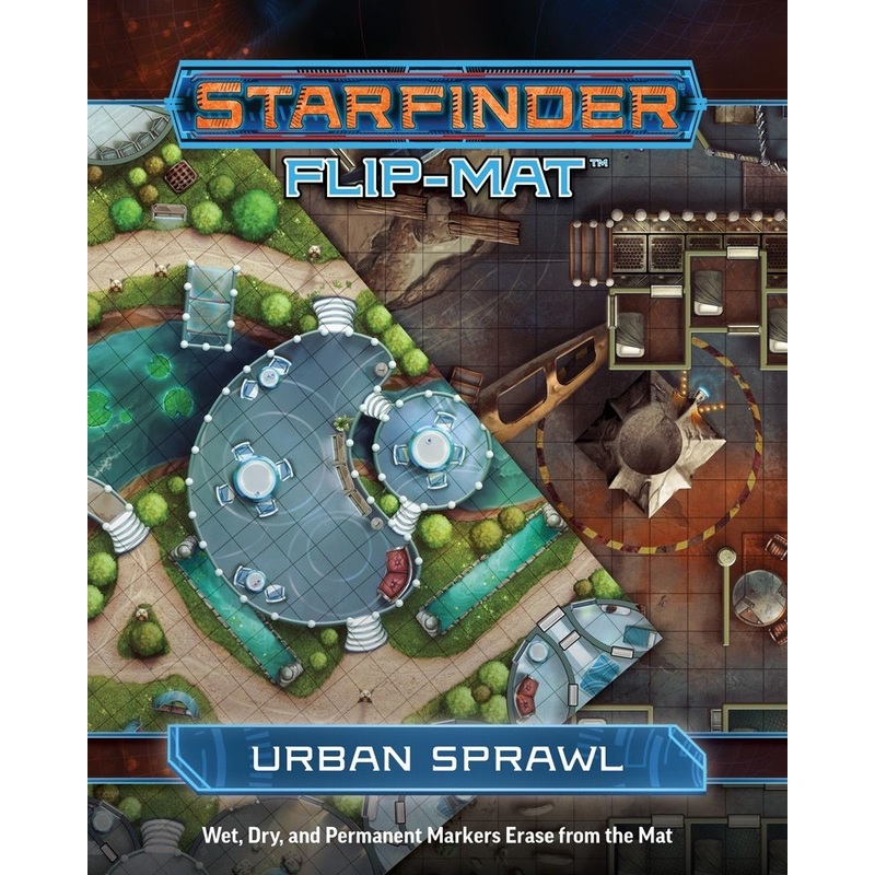 Starfinder Rpg Flip Mat Urban Sprawl