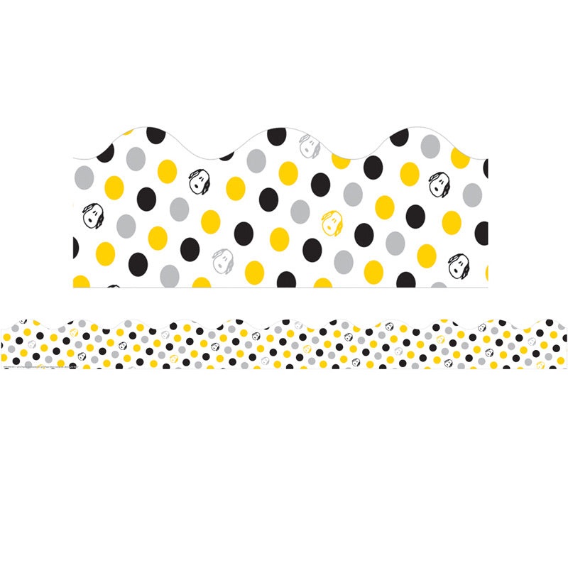 Peanuts Dots Extra Wide Border
