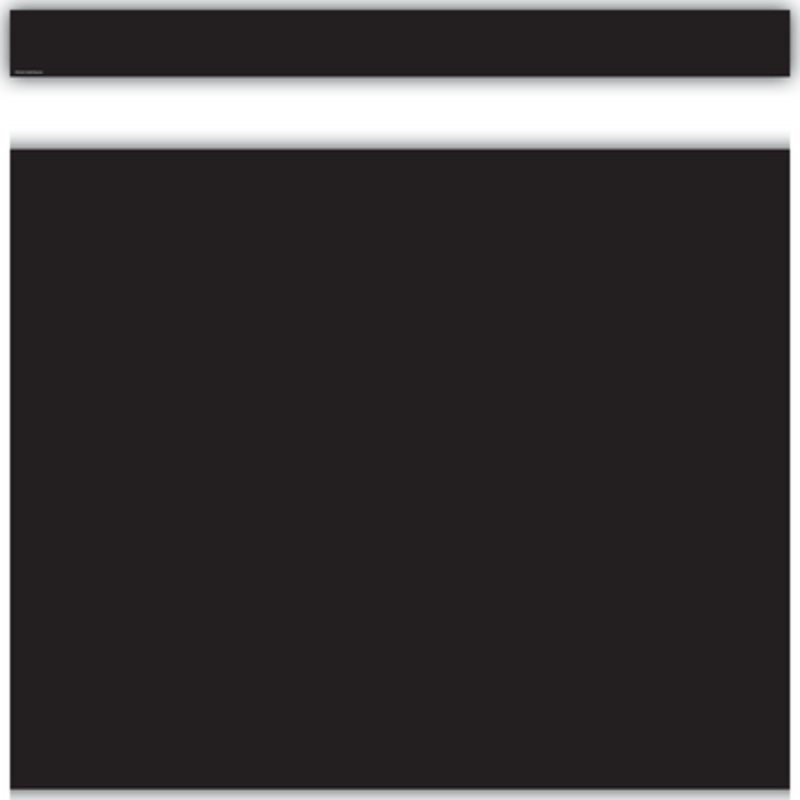 Black Straight Border Trim