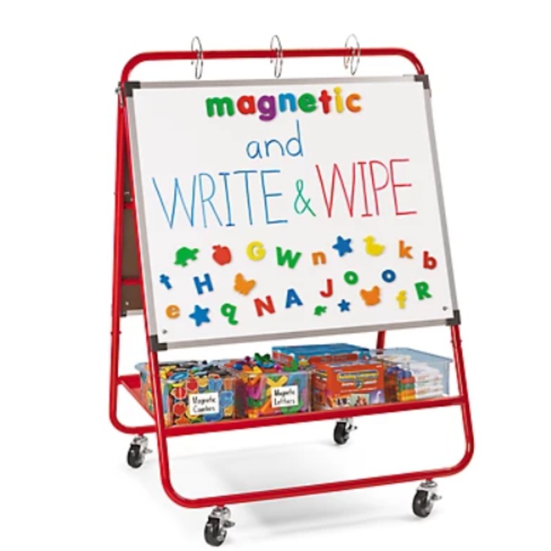 Double Wide Teaching Easel with casters
