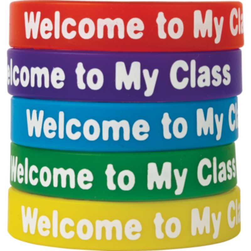 Welcome to My Class Wristbands 10 pack