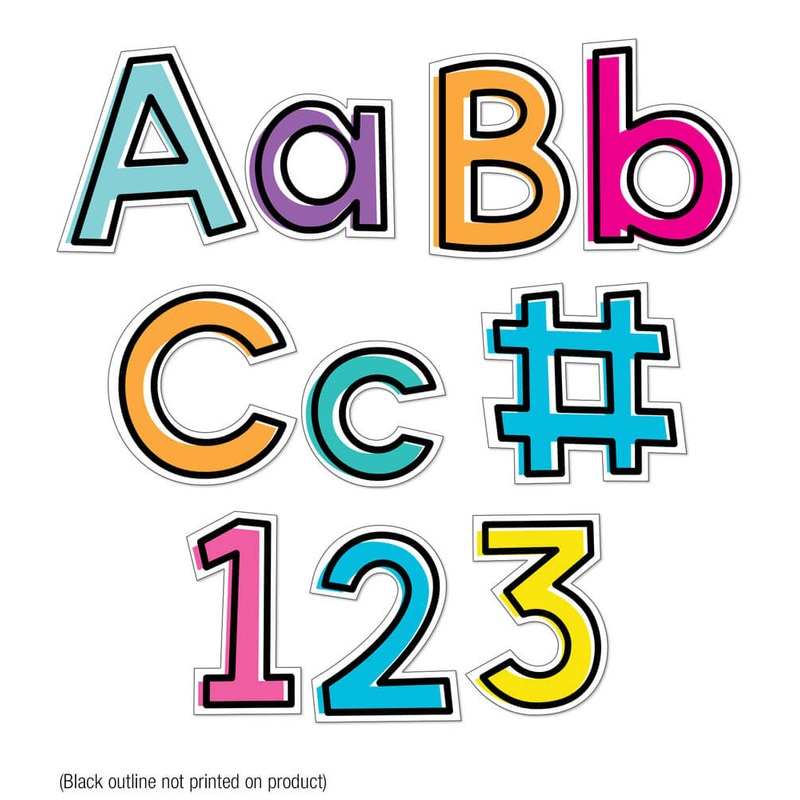 Kind Vibes Combo Bulletin Board Letters