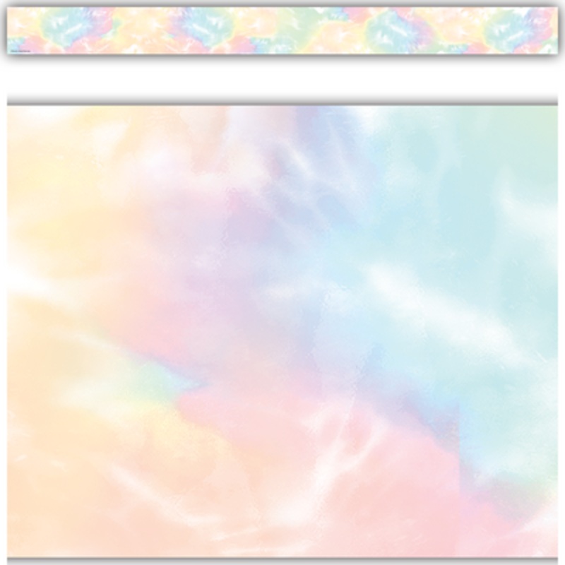 Pastel Pop Tie-Dye Straight Border