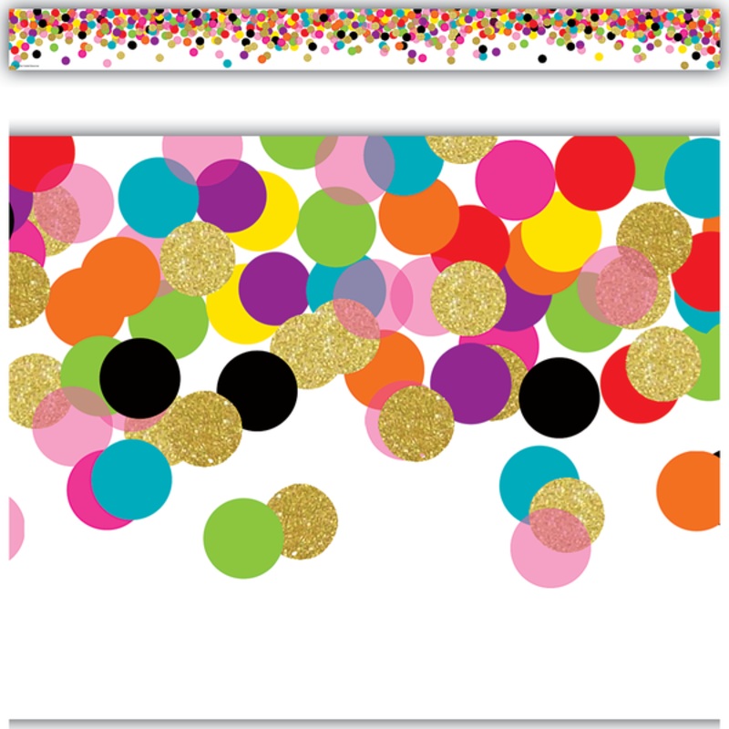 Confetti Straight Border