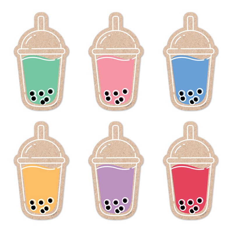 Boba Cups Krafty Pop 6 inch Accents
