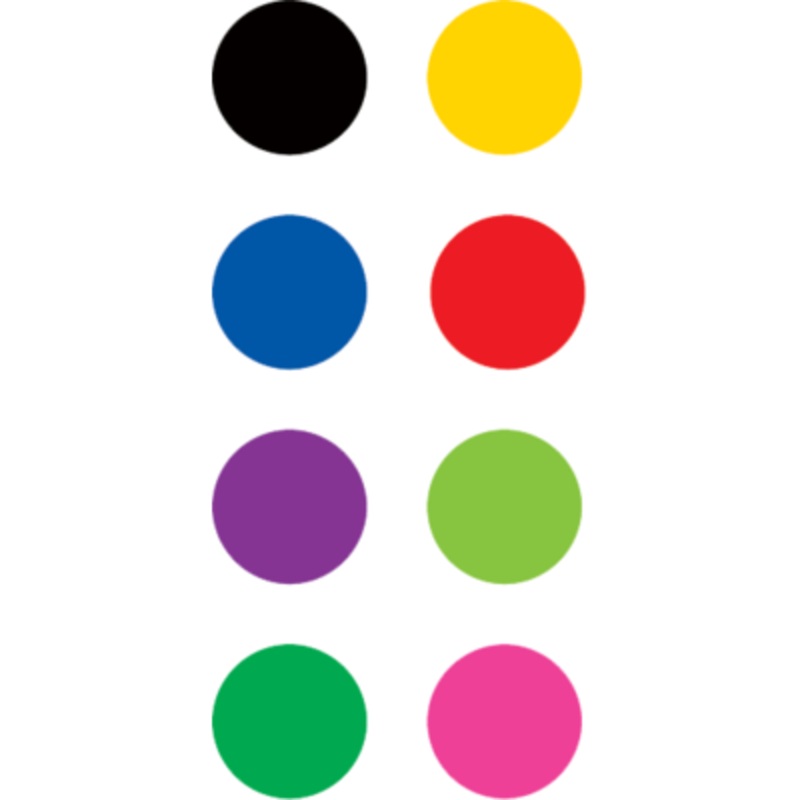 Colorful Circles Mini Stickers