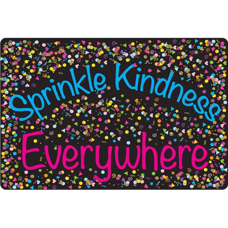Welcome Mat Confetti Sprinkle Kindess Everywhere