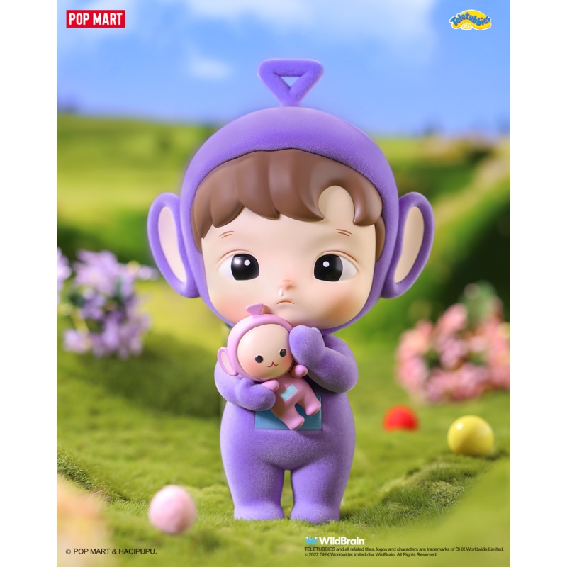 POP MART Hacipupu x Teletubbies Tinky Winky Figurine