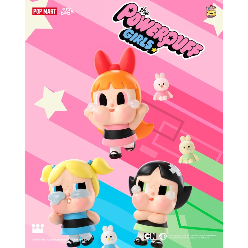 POP MART CRYBABY  Powerpuff Girls Series Figures