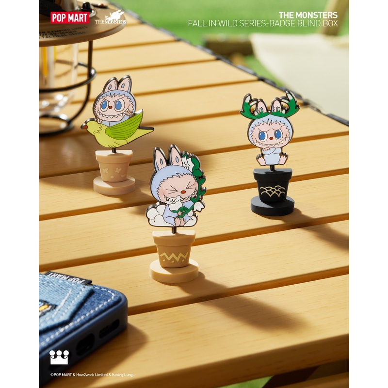 POP MART The Monsters Fall In Wild Series – Badge Blind Box