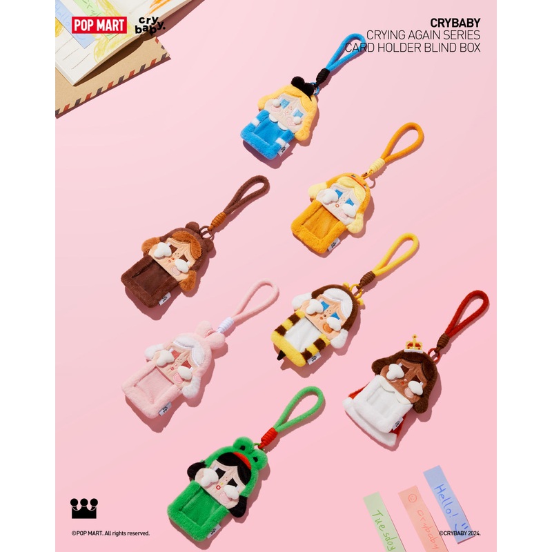 POP MART CRYBABY Crying Again Series-Card Holder Blind Box