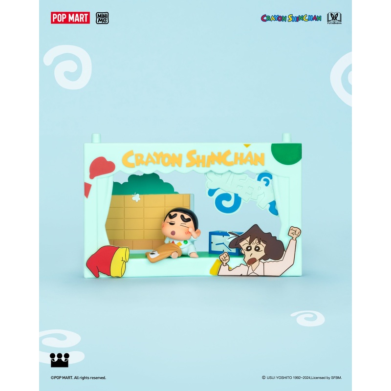 POP MART Crayon Shinchan Life Theatre Series Scene Sets